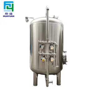 Industrial 304 stainless steel filter quartz sand activated carbon resin multi-media filter water treatment filter tank