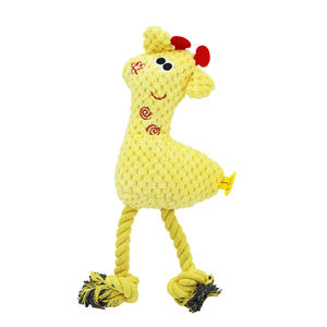 Lynpet pengiriman cepat grosir Rusa berbentuk tali katun Mainan Gigit hewan peliharaan mainan Interactive Ahan anjing kucing interaktif - Product Image 3