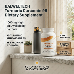 Capsules de Curcuma et Curcumine à Marque Blanche OEM, Supplément de Curcumine avec Poivre Noir, Complément Herbal pour le Soutien Antioxydant - Product Image 4