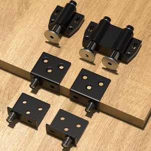 Charnières dissimulées pour porte à ouverture extérieure avec rotation pivotante supérieure et inférieure - Product Image 2