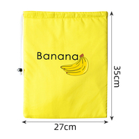Nieuwe Waterdichte 210d Polyester Aluminiumfolie Draw String Food Fruit Groenten Vers Houden Trekkoord Isolatie Opbergtas