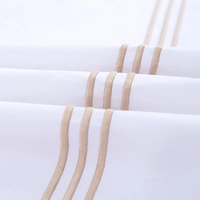Parure de Lit en Coton 300TC Brodé pour Hôtels, Housse de Couette