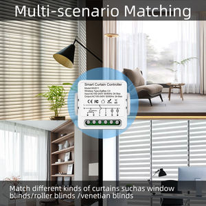 Controlador Inteligente de Cortinas Wi-Fi Eléctrico Compatible con Alexa/Google/Yandex Smart Life AC 100-240V para <span class=keywords><strong>Persianas</strong></span>, Cortinas Enrollables, Hogar, Hotel, <span class=keywords><strong>Persianas</strong></span> de Bambú - Product Image 2