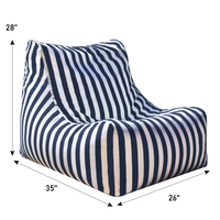Chaise et chaise longue d'extérieur moyen et imperméable à l'eau
