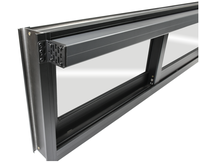 Ouvre-fenêtre électrique automatique vertical moderne à chaîne pour usage domestique/marché/bureau, conception de cadre en alliage d'aluminium