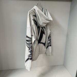 Sweat à capuche 100% coton épais de qualité supérieure avec émotion mixte Monster Looped avec impression Monster pour hommes et femmes - Product Image 5