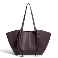 Sac fourre-tout en cuir motif crocodile Polen Wing 2026, grande capacité, haut de gamme, pour femme, idéal pour le bureau et les voyages