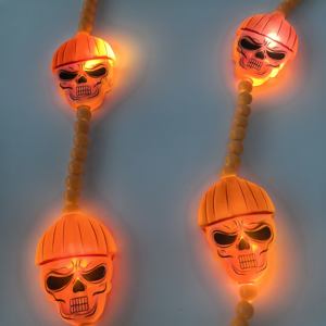 Collane LED a Forma di Zucca per Halloween all'Ingrosso, Luminose con 3 Modalità - Gioielli Creativi per Feste Horror e Decorazioni di Carnevale - Product Image 5
