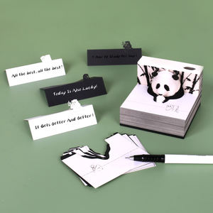 Bloc de notas de animales de papelería bonita, Panda, gato, conejo, dragón, nota adhesiva, regalo promocional, Bloc de notas para niños - Product Image 4