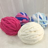 Tricoté à la main islandais Super épais bande de glace couverture écharpe chapeau tapis mélangé fil de coton kit de bricolage teint rayonne balle-nid nid de chat