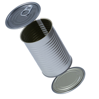 Vente de boîtes de conserve métalliques vides en fer blanc pour pâte de tomate, sauce, viande et légumes