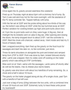 مدخنة فحم بتغذية الجاذبية - حجم كبير جداً - Product Image 5