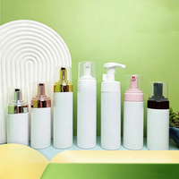 Bouteilles de shampoing en mousse blanche 100ml/150ml/200ml/220ml/250ml, contenants en PET à pompe avec impression sérigraphique