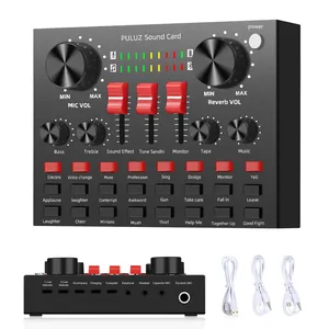 PC Sound Card Live Mobile Phone Broadcast equipment audio Mixer professional digital sound system Recording