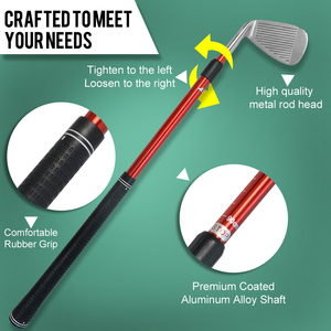 <span class=keywords><strong>Club</strong></span> de golf d'entraînement à longueur réglable avec poignée antidérapante en caoutchouc, <span class=keywords><strong>club</strong></span> de golf wedge - Product Image 2