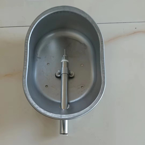 Calha bebendo do porco do aço inoxidável personalizado e bacia bebendo para porcos na exploração agrícola Bacia bebendo do porco - Product Image 1