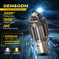 Ampoules de phare LED H4 BA20D pour moto, blanc et jaune, pour scooter, vélo électrique, feux antibrouillard, accessoires de voiture, systèmes d'éclairage - Vente flash