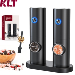 Hot Selling Ceramic Coarseness Salt and Spice Mills Electric <b>Pepper</b> <b>Grinder</b> Refillable Salt <b>Pepper</b> <b>Grinders</b> - Product Image 1