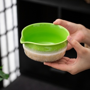 Ensemble de <span class=keywords><strong>thé</strong></span> japonais Matcha avec fouet et bol en acier inoxydable, tamis, bec verseur, cuillère doseuse, logo personnalisé, 7 pièces - Product Image 2