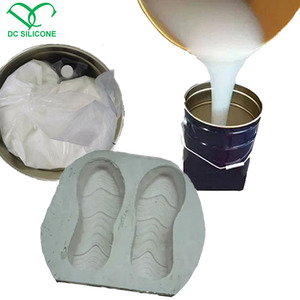 Caucho de silicona líquido de curado por condensación RTV2 para hacer moldes de plantilla de zapatos - Product Image 2