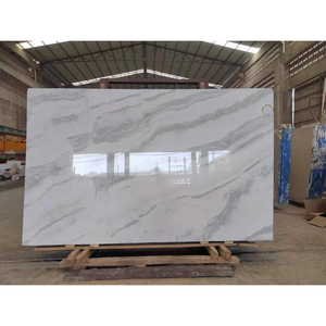 उच्च गुणवत्ता वाले आधुनिक पॉलिश सफेद ब्लॉक मूल्य एम 3 लड़ाकू 60x120 संगमरमर के स्लैब 18 मिमी प्रमाणित प्रकृति संगमरमर ग्राफिक डिजाइन - Product Image 2