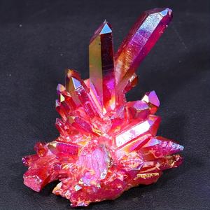 Cristales Rojos Electrochapados Teñidos Ecológicos de Alta Calidad, Venta al por Mayor, Forma Irregular, para Meditación y Decoración del Hogar - Product Image 3