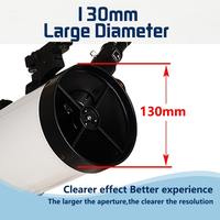 Professional High Resolution Large Diameter Skywatcher Telescope for Stargazing Viewing and Dual-Use