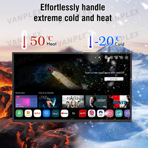 Vanplex Outdoor 55 Inch 4K UHD 1000/2500 Nits Anti-Glare IP65 Waterproof Smart WebOS Voice Control Two Large Sizes Availa - Product Image 4