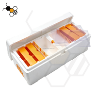 Ruche portable en mousse EPS à 4 cadres pour abeilles reines, mini-ruche de reproduction pour 500-1000 abeilles, idéale pour la propagation des abeilles au printemps et en automne