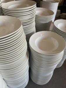 <span class=keywords><strong>Piatti</strong></span> e Vassoi in Ceramica <span class=keywords><strong>di</strong></span> <span class=keywords><strong>Porcellana</strong></span> Bianca Ecologica, Design Moderno per Ristoranti, Vendita all'Ingrosso a Tonnellata - Product Image 5