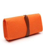 Sac à lunettes XUZE FP-709 en feutre doux et léger (85g) avec sangle, design rétro multifonctionnel, tendance 2020, haute qualité