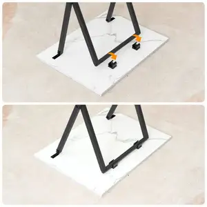 Wholesale White Folding Small TV Trays Table Foldable Side End Table Sofa Snack Coffee Table Fold Bedside Table Nighstand