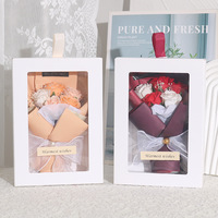 Nouveau Bouquet de Roses Miniatures Dégradées en Savon Artificiel – Cadeau Idéal Fête des Mères et Saint-Valentin 2026