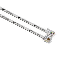 ODM bonne qualité Cooper Wire 6P6C RJ11 BC matériel 26AWG câble téléphonique avec prix d'usine pour réseau téléphonique