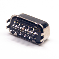 Connecteur femelle Mini D-Sub DB15, pas de 2,29 mm, montage sur circuit imprimé, traversée de trou, interface de signal HD15 VGA 3 rangées, port de données