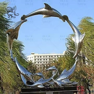 BLVE屋外都市プロジェクト装飾モダンアート金属像造園抽象的なステンレス鋼蝶彫刻 - Product Image 6