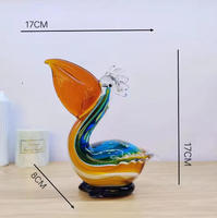 Ornement en verre soufflé artisanal, pellicard, design mignon de dessin animé, décoration de Pâques pour la maison, salon moderne