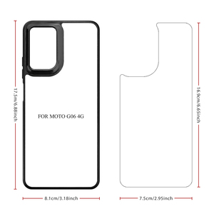 Funda Protectora Personalizable para Teléfono con Impresión por Transferencia de Calor, Carcasa de TPU 2D para Sublimación para <span class=keywords><strong>Motorola</strong></span> G06 G67 Power Edge 70 - Product Image 3