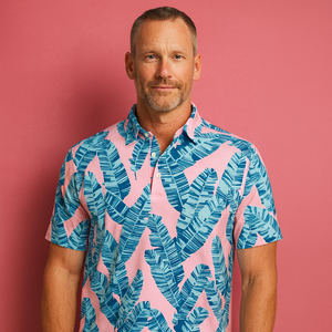 Logo personnalisé imprimé de maillot brodé extensible dans les 4 sens coupe à sec confort Upf 50 Sports de plein air Golf pour chemises - Product Image 1