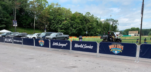 Chaqueta de barrera Ferias comerciales Cubierta de valla para publicidad Deportes Barricada de carretera - Product Image 5