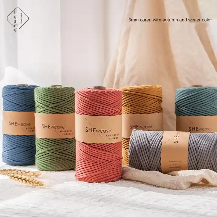 wholesale good quality core braided cotton