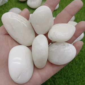 Chất lượng cao đánh bóng sông đá thiên nhiên Đen Đá Pebble cho trang trí sân vườn cảnh quan và decking - Product Image 3