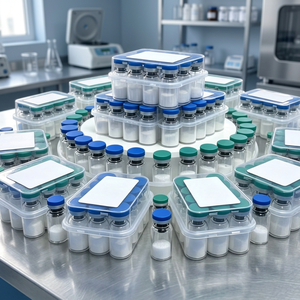 Liste de prix des peptides, peptide de cuivre GHK-Cu 50 mg 100 mg, catalogue de peptides AHK-Cu, poudre lyophilisée pour produits cosmétiques et soins de la peau - Product Image 1