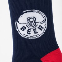 Chaussettes de compression antibactériennes pour femmes, en Spandex/Nylon, design sportif et décontracté, mode automne
