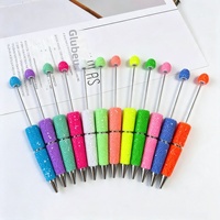 Stylo entièrement incrusté de paillettes fluorescentes lumineuses, révélateur par lumière UV et fonction rotative, cadeau DIY exquis