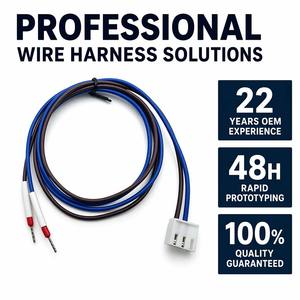 Kabel Harness Elektronik Internal Kustom JST-SH 1.0mm Pitch Jumper Konektor Betina 6.3mm untuk Perakitan PCB PVC/PTFE/PBT - Product Image 4