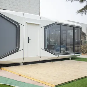 foldable portable popup pod and panel mobile container house mobile frp dome house for sale glass house