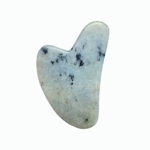 Mini raspador de piedra de rayo pulido a mano, herramienta portátil de piedras preciosas para masaje facial en áreas específicas. - Product Image 2