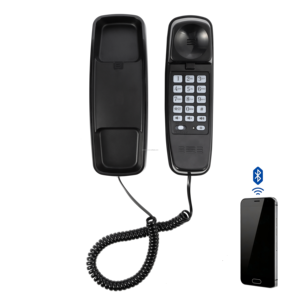 <span class=keywords><strong>Téléphone</strong></span> rétro Bluetooth de style vintage avec fonction mains libres et assistant vocal, rechargeable par USB-C - Product Image 5