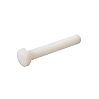 Boulon en plastique et Nylon à tête hexagonale, 10 pièces, filetage complet, DIN 933, PA66 en lot